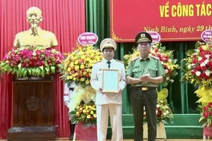 Đại tá Đặng Trọng Cường làm giám đốc Công an Ninh Bình