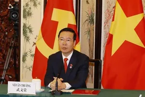 Thường trực Ban Bí thư Võ Văn Thưởng hội đàm với Bí thư Thành ủy Bắc Kinh Thái Kỳ