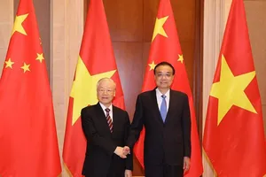 Tổng Bí thư Nguyễn Phú Trọng hội kiến Thủ tướng Trung Quốc Lý Khắc Cường
