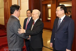 Tổng Bí thư gặp mặt các nguyên lãnh đạo cấp cao của Đảng, Nhà nước