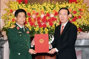 Phó Tổng Tham mưu trưởng quân đội Nguyễn Văn Nghĩa được thăng quân hàm Thượng tướng