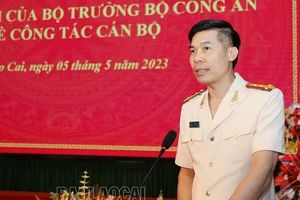 Phó Giám đốc Công an Nghệ An làm Giám đốc Công an tỉnh Lào Cai