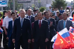 Khánh thành tượng Chủ tịch Hồ Chí Minh tại Saint Petersburg của Nga