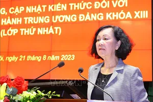 Bồi dưỡng, cập nhật kiến thức đối với Ủy viên Trung ương Đảng khóa XIII
