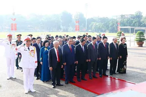 Lãnh đạo Đảng, Nhà nước vào Lăng viếng Chủ tịch Hồ Chí Minh nhân dịp Quốc khánh