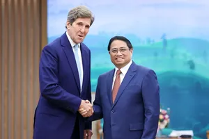 Thủ tướng Phạm Minh Chính tiếp Đặc phái viên của Tổng thống Mỹ về Khí hậu John Kerry