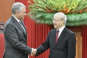 Tổng Bí thư: Việt Nam luôn coi trọng quan hệ hữu nghị, đối tác chiến lược toàn diện với Nga