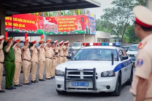 CSGT Đồng Nai ra quân thực hiện cao điểm đảm bảo trật tự an toàn giao thông