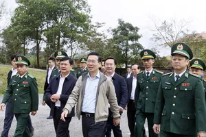 Chủ tịch nước Võ Văn Thưởng chúc Tết nhân dân và Bộ đội Biên phòng tại Nghệ An