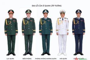Quy định mới về lễ phục của quân đội