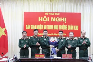 Thiếu tướng Nguyễn Huy Cảnh làm Cục trưởng Cục Tác chiến Bộ Tổng Tham mưu