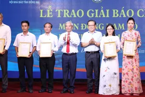 Trao giải 22 tác phẩm đoạt Giải báo chí miền Đông Nam Bộ