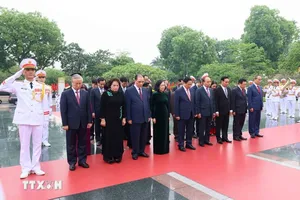 Lãnh đạo Đảng, Nhà nước vào lăng viếng Chủ tịch Hồ Chí Minh