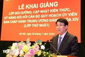 50 cán bộ đầu tiên quy hoạch Ủy viên Trung ương Đảng khóa XIV tham dự lớp bồi dưỡng, cập nhật kiến thức