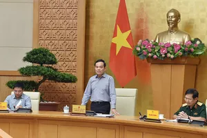 Phó Thủ tướng Trần Lưu Quang phát biểu tại hội nghị.