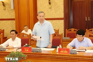 Tổng Bí thư, Chủ tịch nước Tô Lâm chủ trì họp Thường trực Tiểu ban Văn kiện Đại hội XIV 