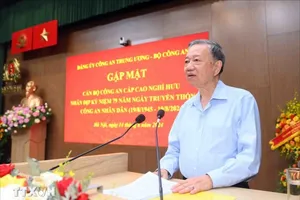 Tổng Bí thư, Chủ tịch nước gặp mặt cán bộ công an cấp cao nghỉ hưu