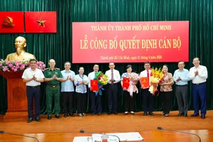 Ban Bí thư chuẩn y 4 tân Ủy viên Ban Thường vụ Thành ủy TP.HCM