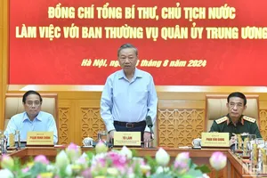 Tổng Bí thư, Chủ tịch nước Tô Lâm: Nâng cao chất lượng tổng hợp, sức mạnh chiến đấu của Quân đội