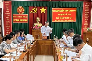 Bình Thuận: Cách chức 1 huyện ủy viên, bí thư đảng ủy xã