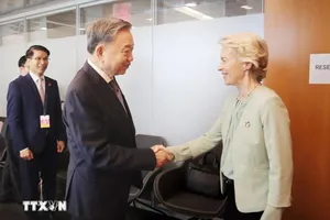 Tổng Bí thư, Chủ tịch nước gặp Chủ tịch Ủy ban châu Âu và Tổng thống Ukraine