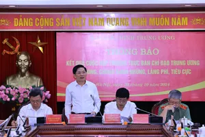 Ban Chỉ đạo Trung ương phòng, chống tham nhũng, tiêu cực thêm nhiệm vụ chống lãng phí