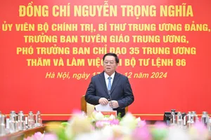Đoàn công tác Ban Chỉ đạo 35 Trung ương thăm, làm việc với Bộ Tư lệnh 86