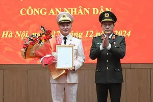 Thứ trưởng Bộ Công an Nguyễn Ngọc Lâm được thăng hàm Trung tướng