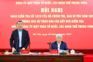 Báo cáo phương án tinh gọn bộ máy Mặt trận Tổ quốc, đoàn thể trước 25-3