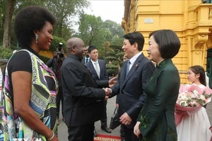 Chủ tịch nước Lương Cường chủ trì lễ đón chính thức Tổng thống Burundi