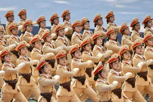 Vẻ đẹp hút hồn của những 'bông hồng thép' trong Lễ diễu binh, diễu hành 30-4