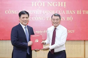 Ông Nguyễn Thanh Bình làm Phó Trưởng Ban Tổ chức Trung ương