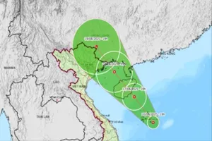 Áp thấp nhiệt đới hình thành trên Biển Đông, hướng vào vịnh Bắc Bộ