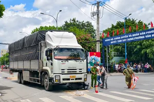 Đi nhập học, 2 mẹ con nữ sinh tử vong vì va chạm ô tô tải