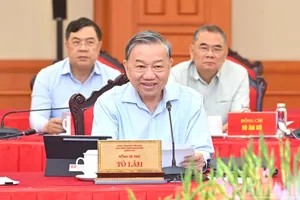 Tổng Bí thư làm việc với Ban Thường vụ Đảng ủy Bộ Công an, cho ý kiến về phương hướng nhân sự