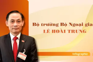 Sau 43 năm công tác, ông Lê Hoài Trung được bổ nhiệm giữ chức Bộ trưởng Bộ Ngoại giao 