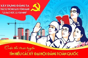 Thể lệ cuộc thi trực tuyến tìm hiểu các kỳ Đại hội Đảng toàn quốc