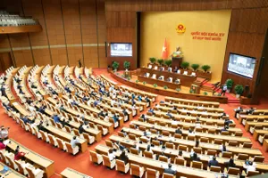 Quốc hội thảo luận về báo cáo công tác nhiệm kỳ của Chủ tịch nước, Chính phủ, Tòa, Viện