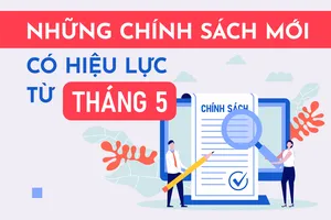 7 chính sách nổi bật có hiệu lực từ tháng 5-2022