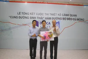Trao giải cuộc thi phương án thiết kế hầm đèo Cù Mông