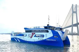 Khai trương phà biển Cần Giờ - Vũng tàu trước Tết dương lịch
