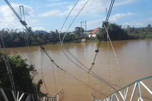 Vụ sập cầu treo: Đề xuất khen thưởng người cứu hộ 