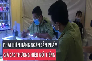 Phát hiện hàng ngàn sản phẩm giả các thương hiệu nổi tiếng 