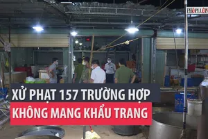 TP Buôn Ma Thuột xử phạt 157 trường hợp không đeo khẩu trang 