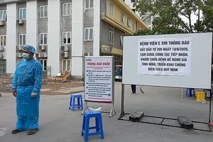 1 ca nhiễm COVID-19, bệnh viện E phải tạm đóng cửa