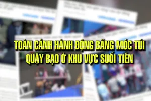 Toàn cảnh hành động băng móc túi quậy bạo ở khu vực Suối Tiên