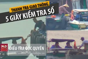 Video: TTGT kiểm sổ không sót tàu, thuyền nào ở sông Đồng Nai 