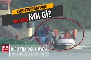 Video: Lái tàu nói về việc bị 'làm luật' trên sông Đồng Nai