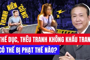 Video: Tập thể dục, thêu tranh ngoài công viên mùa dịch và hậu quả pháp lý