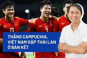 Video: Thắng Campuchia, Việt Nam gặp Thái Lan ở bán kết